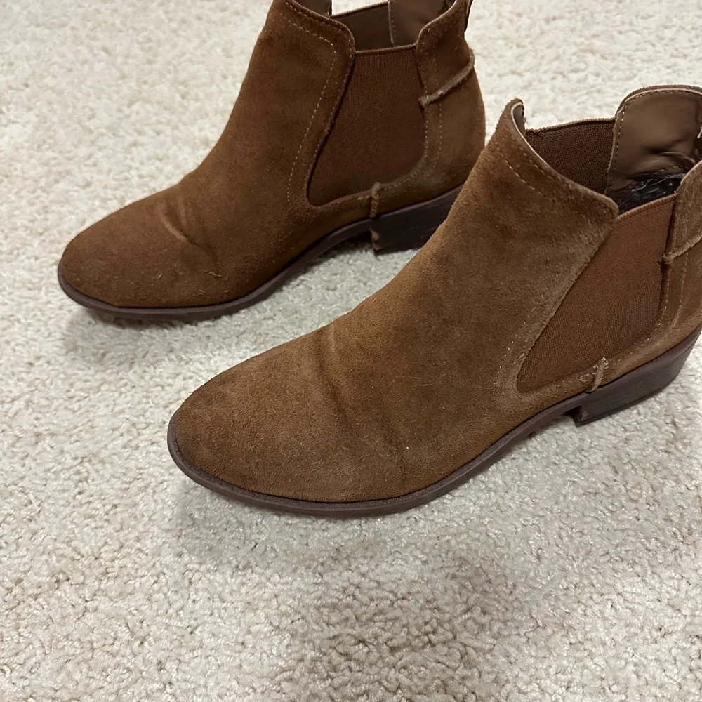 Steve Madden Brown Suede Ankle Boots - Picture 1 of 11